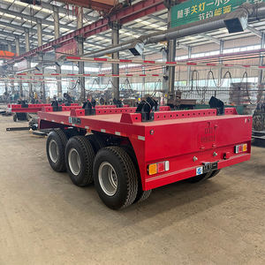 Semi-remorque de transport de poutres modulaires à capacité de 50 mètres, avec <span class=keywords><strong>conception</strong></span> séparable avant et arrière pour camions et remorques - Product Image 2