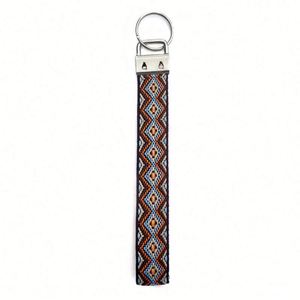 Personnalisation en gros : Porte-clés brodé, Bracelet tressé à la main de style ethnique, Long pendentif rétro - Product Image 5