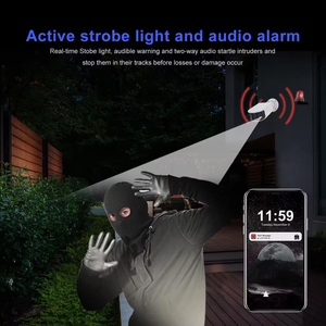 OEM POE IP Camera CCTV 6MP Dual Lens Panoramic Camera Bullet 180 Degree Image <b>Smart</b> Human/Vehicle Detection Alarm 2-ways Talk - Product Image 5