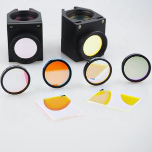 광학 형광 유리 472nm 형광 광학 밴드 패스 필터 생화학 분석기용 - Product Image 3