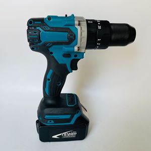13mm Blue Lithium Battery Power Portable Brushless Impact Drill Multifunctional Cordless High Torque <b>Screwdriver</b> <b>Set</b> PG4740 Cord - Product Image 1