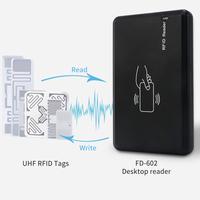 UHF RFID Tag Reader Desktop Portable EPC Encoder Writer USB UHF RFID Passive Card Reader Writer