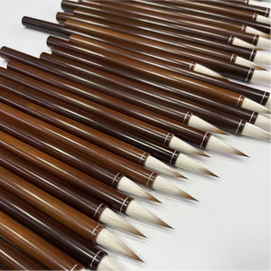 Pinceaux <span class=keywords><strong>de</strong></span> calligraphie chinoise et pinceaux <span class=keywords><strong>de</strong></span> peinture à l'<span class=keywords><strong>encre</strong></span> faits à la main, 100% poils <span class=keywords><strong>de</strong></span> loup et <span class=keywords><strong>de</strong></span> chèvre mélangés - Product Image 5