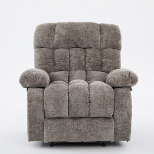 Ghế sofa đơn hiện đại sang trọng, thiết kế siêu thoải mái, có thể ngả lưng bằng tay, chất liệu vải gỗ, thích hợp cho phòng khách, phòng làm việc, phòng ngủ - Product Image 2