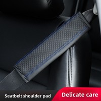 Housse de protection pour ceinture de sécurité de voiture en polyester à motif cellulaire gaufré, commerce transfrontalier