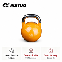 Kettlebell en fer durable avec poignée antidérapante pour un entraînement universel et une musculation complète du corps