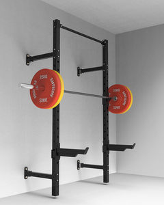 Máquinas de gimnasio al mejor precio Productos de <span class=keywords><strong>fitness</strong></span> Entrenador de gimnasia de peso libre DZ050 Estante de sentadillas montado en la pared Medio estante Uso en el centro de gimnasio - Product Image 5