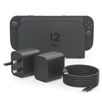Nouveau chargeur 60W pour Switch 2 avec câble USB-C de 1,8 m, bloc de charge rapide PD 3.0 pour Nintendo Switch 2/1/OLED/Lite/Steam Deck