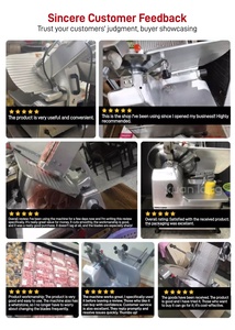 Machine à trancher la viande automatique, lame en acier au carbone <span class=keywords><strong>de</strong></span> 12 pouces, épaisseur réglable, pour charcuterie, restaurant, <span class=keywords><strong>boucherie</strong></span> - Product Image 6