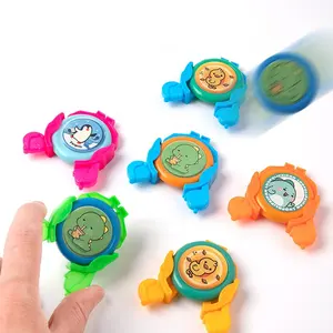 2024 New Wholesale Football Launch Smile Cartoon animal Launcher Ejection Rotating toys for Kindergarten Gifts