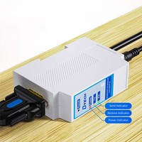 Serveurs de périphériques de port série stables industriels DTECH Convertisseur Tcp/ip RS232 vers Ethernet avec fonction de passerelle DNS DHCP