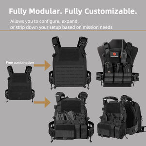 سترة تكتيكية خفيفة الوزن من النايلون 500D مع جيب للمجلات - Product Image 3