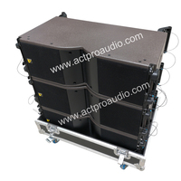 Actpro Audio KR208 Speaker Ganda 8 Inci, Array Speaker Kotak DJ Langsung, Suara Dj Syem, Peralatan Suara/Amplifier/Sistem Suara Speaker