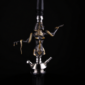 Cachimba de Lujo con Diseño de Serpiente Plateada para Mujer, Escultura Metálica, Estilo Ruso Árabe, Juego Completo Premium, Venta al por Mayor OEM - Product Image 4