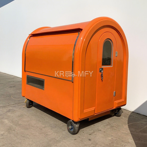 2025 New <b>Design</b> Kiosk Cafe Coffee Van Fiberglass Galvanized Steel Cart <b>BBQ</b> Pizza Concession Food <b>Trailer</b> - Product Image 5