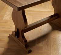 Escritorio de Madera Maciza Rh, Estilo Moderno y Minimalista, Muebles para Oficina y Dormitorio, Personalizable, para Oficina Comercial y Hogar