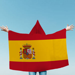 Cape avec capuche drapeau espagnol 3x5 pieds, bannière nationale espagnole pour la Fiesta Nacional de España et les supporters de football - Product Image 4
