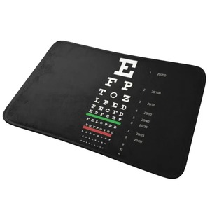 <span class=keywords><strong>Tappeto</strong></span> d'ingresso con motivo Snellen Eye Chart <span class=keywords><strong>per</strong></span> ottici, optometristi, cucina, bagno, garage, esterno - Product Image 3