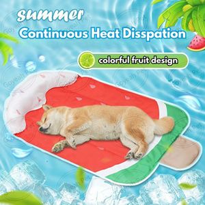 Tapis rafraîchissant <span class=keywords><strong>pour</strong></span> animaux de compagnie à motif de fruits, durable, imperméable, grande taille, coussin en gel glacé <span class=keywords><strong>pour</strong></span> <span class=keywords><strong>chiens</strong></span> et chats - Product Image 3