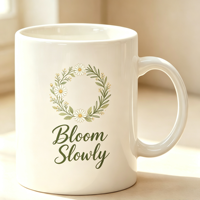 Tasse à café en céramique personnalisée Vigreat, avec impression de dessin au trait, texte et date, souvenir de mariage pour couple