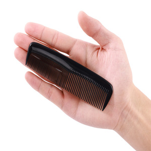 Peine pequeño de bolsillo para hombres, mango negro iónico y plástico para uso en salón de viaje en casa, gran regalo para Estilismo transfronterizo - Product Image 5