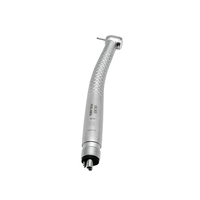 Handpiece Turbin Udara Gigi 4 Lubang Anti Retraksi Pencegah Aliran Balik Perawatan Aman Tombol Tekan Sambungan Cepat Stainless Steel