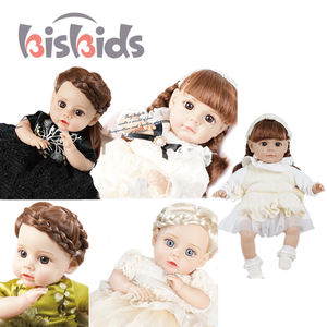 Jouets les plus vendus 2023 14 pouces coton doux bébé poupées vivantes jouet <span class=keywords><strong>Reborn</strong></span> bébé poupées poupée jouet de noël avec chant musical - Product Image 1