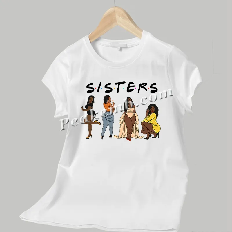 저렴한 가격 화이트 빈 Tshirt 아프리카 소녀 그래픽 티 95 코튼 5 스판덱스 t 셔츠