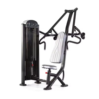Machine à tractions dorsales circulaire à charge par broches, avec pile de poids réglable en acier, équipement commercial d'entraînement pour le dos et les jambes - Tornado Fitness