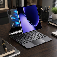 Compatible avec Xiaomi Pad 9 Pro Max 13,3 pouces, clavier magique avec pavé tactile intégré et clavier à aspiration magnétique en stock