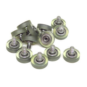 Roues à axe PU60826-7C1L8M6, accessoires pour meubles et fenêtres, roue coulissante 608RS - Product Image 4