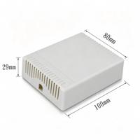 Détecteur de fuite d'eau intelligent électrique IP54, boîtier en plastique ABS, boîtiers d'instruments électroniques sans fil personnalisés, 100*80*29mm