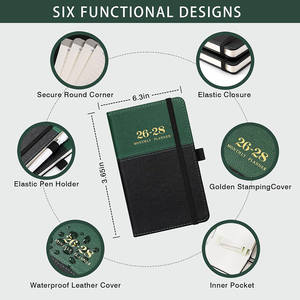 Agenda personalizada 2026 con correa, calendario, planificador semanal, agenda de 365 días - Product Image 3