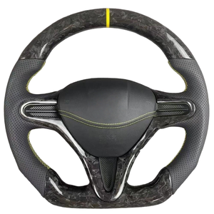 <span class=keywords><strong>พวงมาลัย</strong></span>หนังคาร์บอนไฟเบอร์แบบเจาะรูสุดหรูสำหรับ Honda <span class=keywords><strong>GK</strong></span> GD Civic รุ่นที่ 10 GE8 FD FA FA1 ปี 2015 2016 2017 2018 2019 - Product Image 2