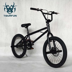 Tourfun 20-Inch BMX Bike <b>Model</b> 20-<b>D</b> Aluminum Alloy Frame Rigid Dual Disc Brakes Stunt Bike for Adults Comfort Saddle 85kg Load - Product Image 3