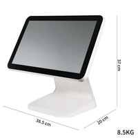Système de point de vente interactif à écran tactile ODM en gros, terminal de caisse, Android/Windows/Linux OS, Wi-Fi 6/Bluetooth 5.2 pour la vente au détail