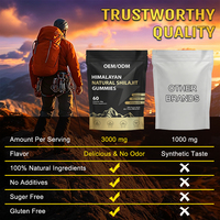 Gummies de Shilajit de l'Himalaya Vennature, Gummies de Shilajit Pur, Complément Alimentaire pour l'Immunité et l'Énergie, Gummies de Shilajit pour la Santé