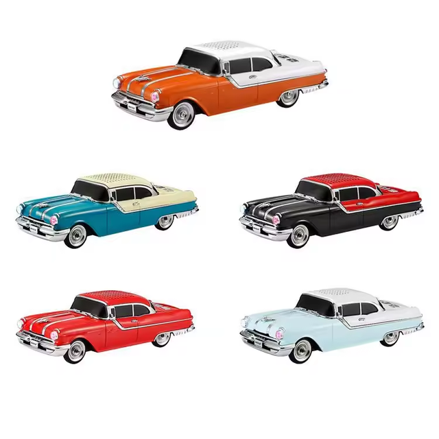 WS-598 1500mAh Classical Car Design Wireless Home Theater Sound System Portable Mini Blue Tooth Party Speaker