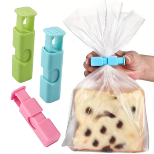 Clips de fermeture réutilisables en plastique pour sacs alimentaires, pour le stockage de collations, de pain, de fruits, organisation de la cuisine - Product Image 1