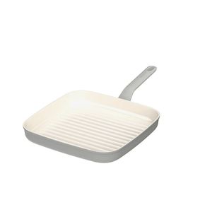 Sartén antiadherente Balance Moonmist de 28 cm, gris, cuadrada, para cocinar en interiores - Product Image 1