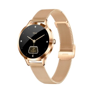 T91 Ultra Small 1.04Inch AMOLED Smart Watch for Women Round Screen Metal Case IP68 <b>Waterproof</b> Fitness Tracker Heart Rate Monitor - Product Image 1