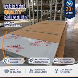 Factory Price 316L 2205 4.0mm x 1250mm Skin Passed ASTM A240 Stainless Steel Plate of Structural Components - Product Image 1