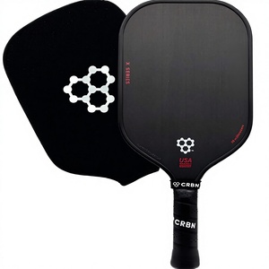 Paleta de Pickleball Serie X Power Paddle - Fibra de Carbono, Bordes con Espuma Inyectada, Punto Dulce Ampliado, 16mm de Grosor, 0 Agujeros - Product Image 1