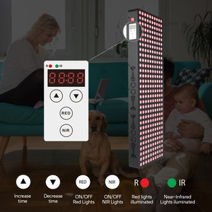 Panel terapi lampu merah 1000W, lampu Led terapi seluruh badan, lampu inframerah 660nm 850nm - Product Image 3
