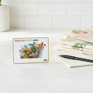 Cartes Cadeaux Recyclées RABS pour Entreprises – Écologiques, Biodégradables avec Revêtement UV, Logo Personnalisé et Emballage Enveloppe - Product Image 1