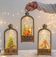 Nouvelles décorations de Noël 2026, lumières de Noël, décorations de bureau, boîte à musique