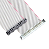 Cable IDE de 40 pines y 80 hilos con paso de 2.54 mm, cable plano IDC ATA de 18 pulgadas, macho a hembra, para transmisión de datos de disco duro