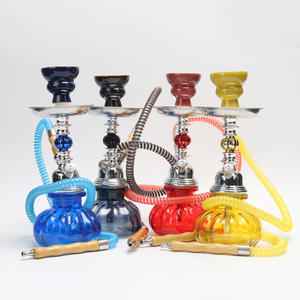 اختر من بين ألوان متنوعة شيشة نارجيلة بالجملة مجموعة شيشة رخيصة كاملة شيشة مخصصة كوب شيشة زجاجي - Product Image 6