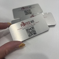 Placa de Identificación Personalizada de Acero Inoxidable con Impresión Negra, Etiqueta Plateada para Equipos con Logotipo Preciso y Texto Técnico