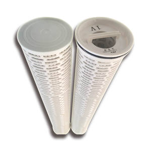 Cartouche filtrante plissée en PP 1 micron élément de filtration industriel à haut débit de 40 pouces nouvel état - Product Image 4